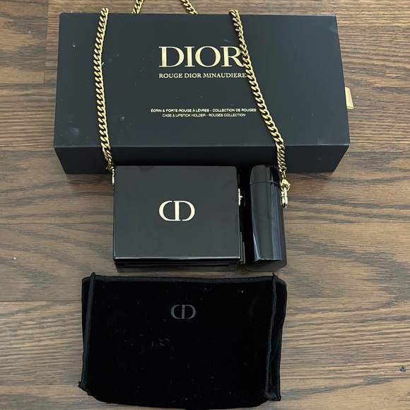 Dior Handbags - Dior Black and Gold Makeup Set